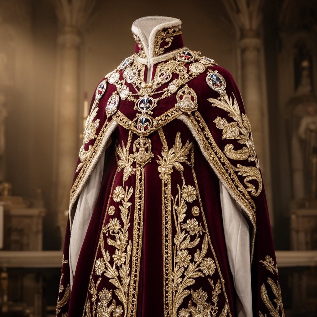 AI-generated illustration of Garter mantle