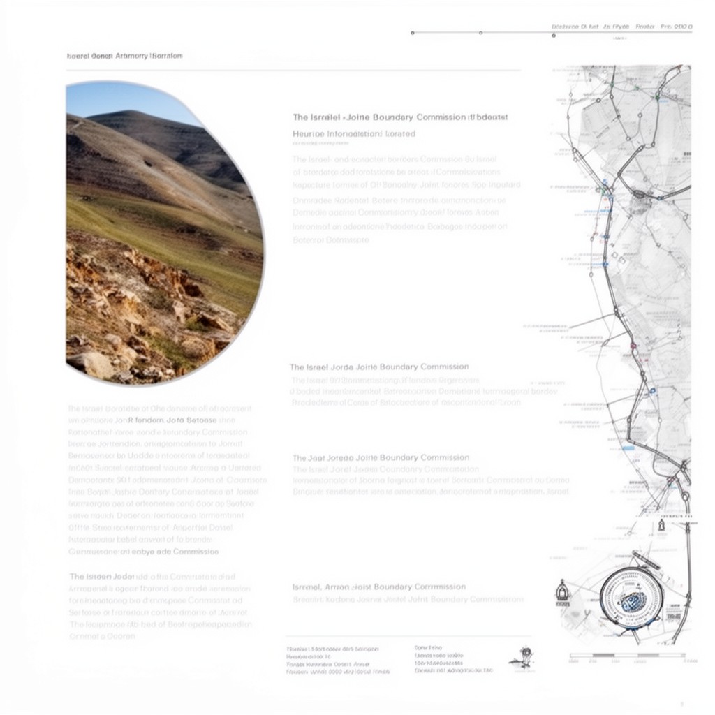 AI-generated illustration of Israel–Jordan Joint Boundary Commission