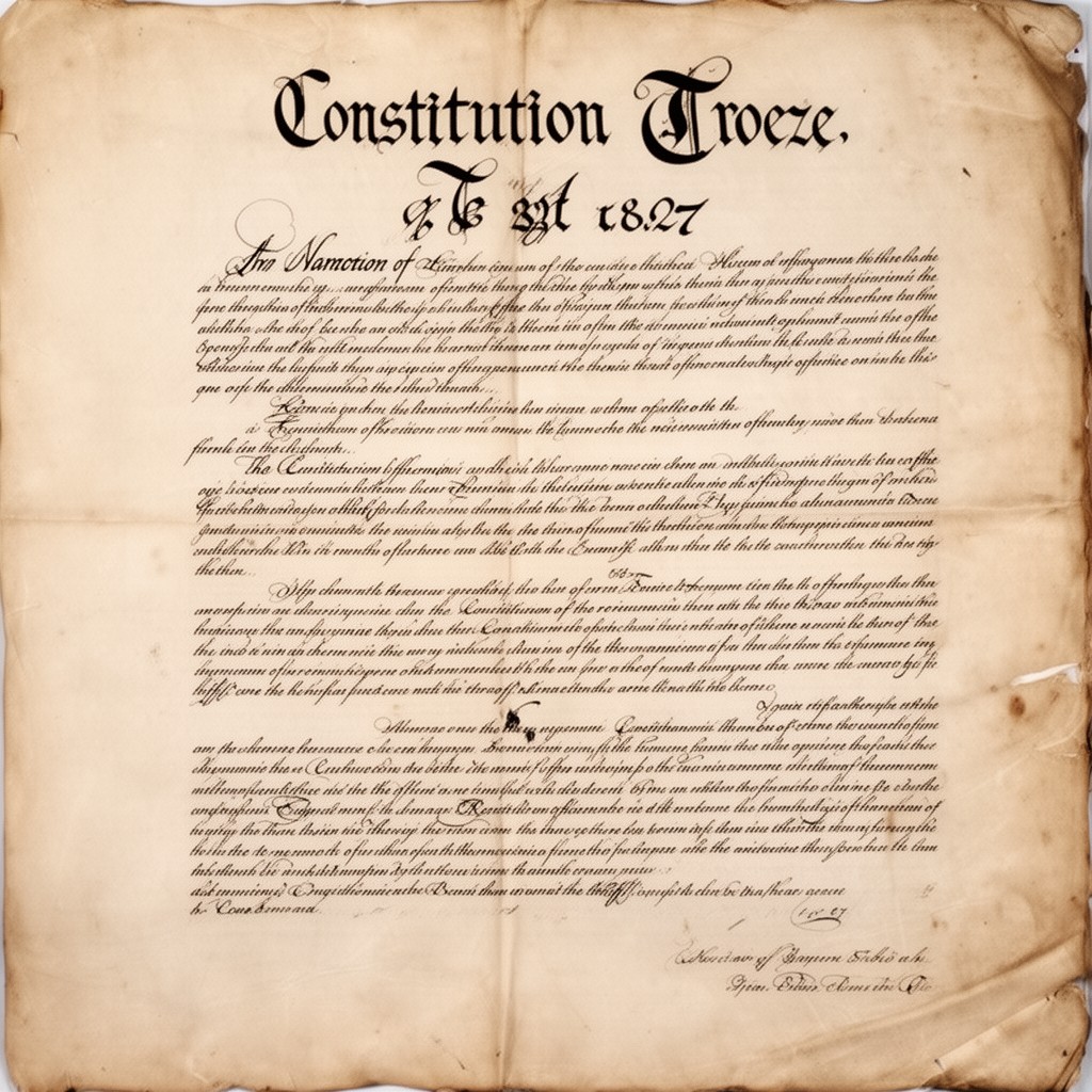 AI-generated illustration of Constitution of Troezen of 1827