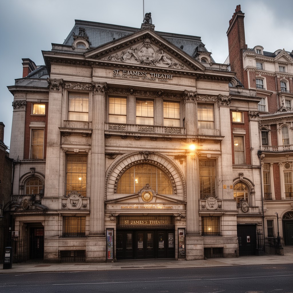 AI-generated illustration of St James's Theatre