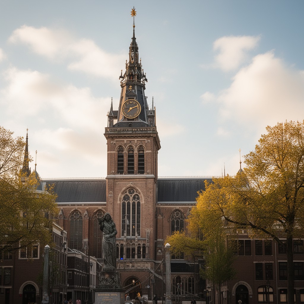 AI-generated illustration of Westerkerk, Amsterdam