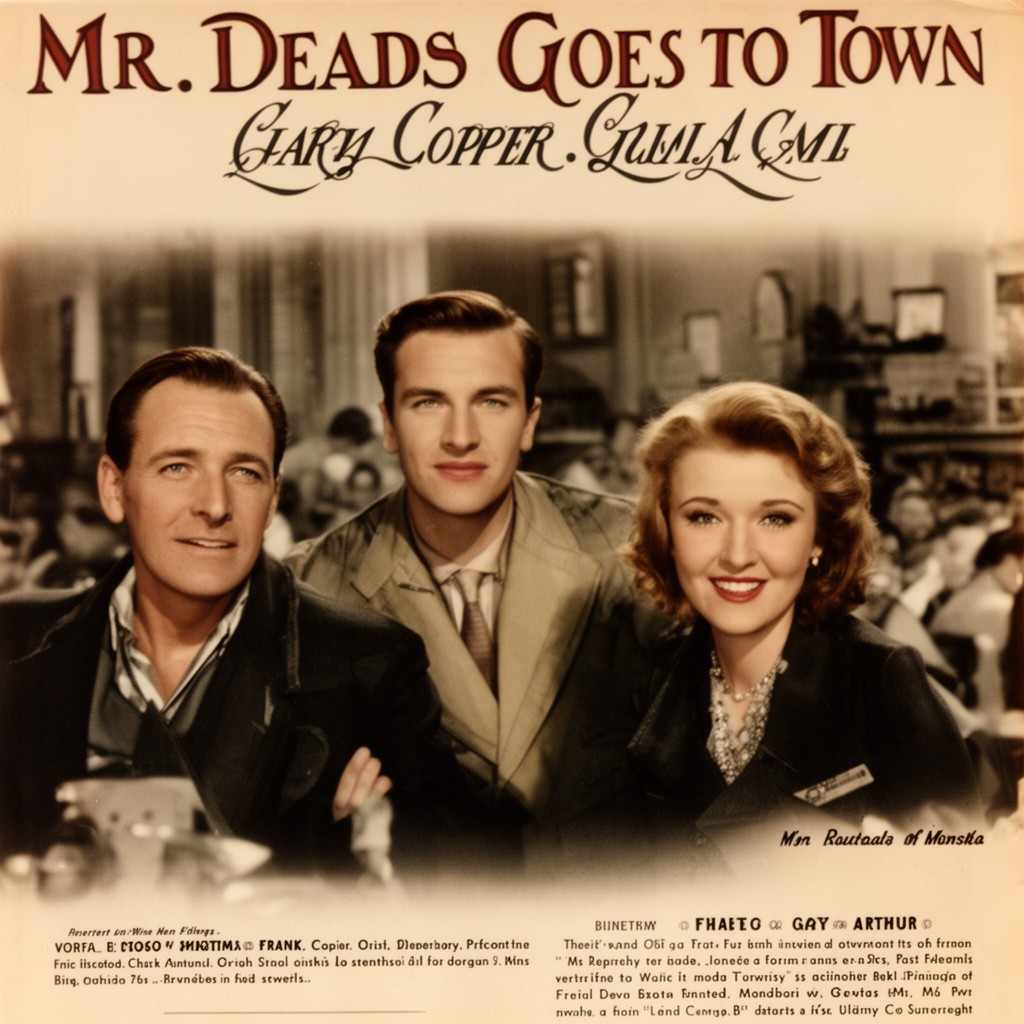 AI-generated illustration of Mr. Deeds Goes to Town