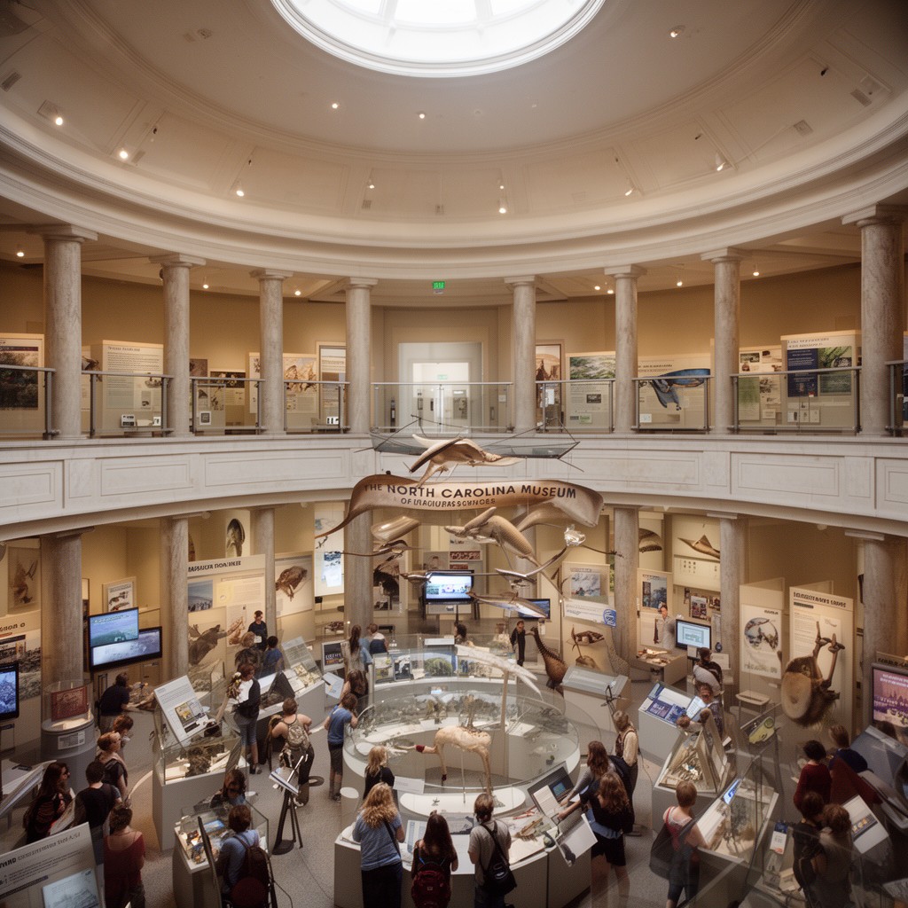 AI-generated illustration of North Carolina Museum of Natural Sciences
