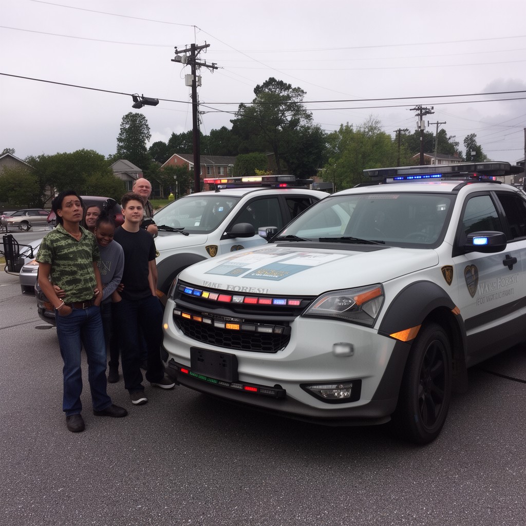 AI-generated illustration of Wake Forest Police Department
