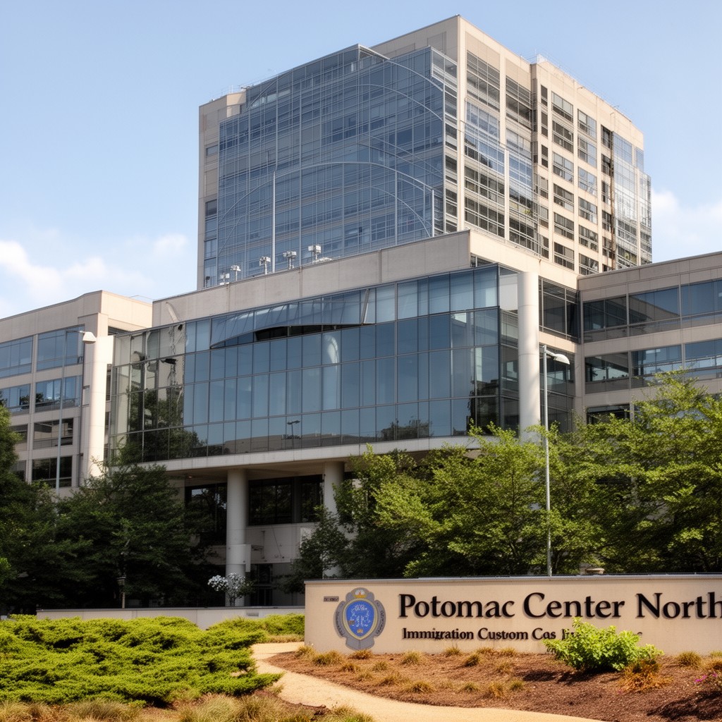 AI-generated illustration of Potomac Center North