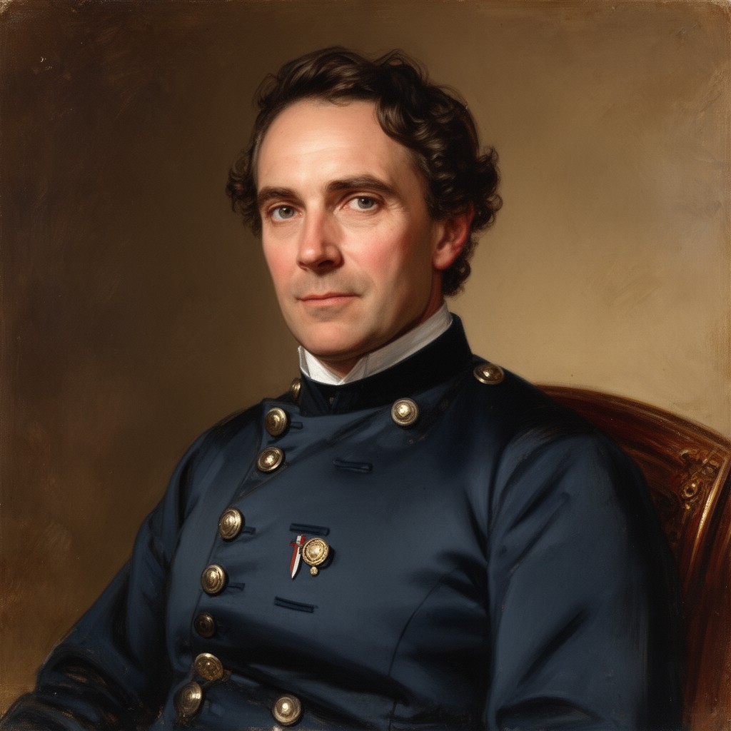 AI-generated illustration of George McClellan