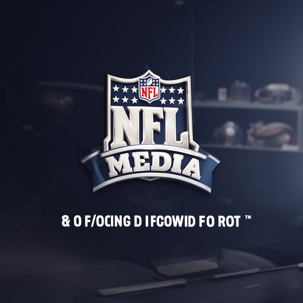 AI-generated illustration of NFL Media