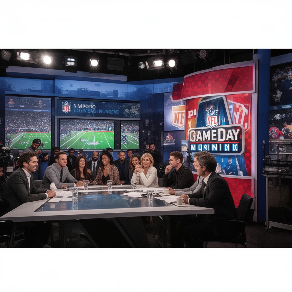 AI-generated illustration of NFL GameDay Morning