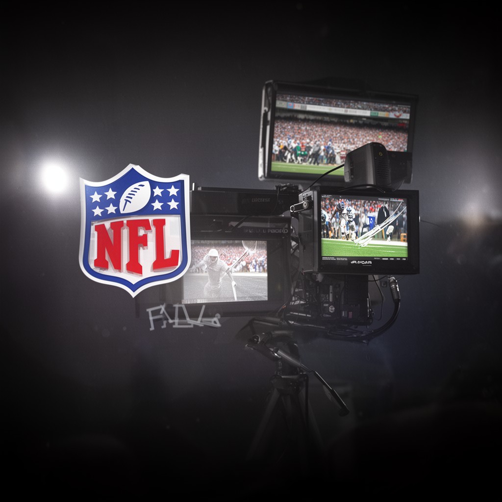 AI-generated illustration of NFL Films