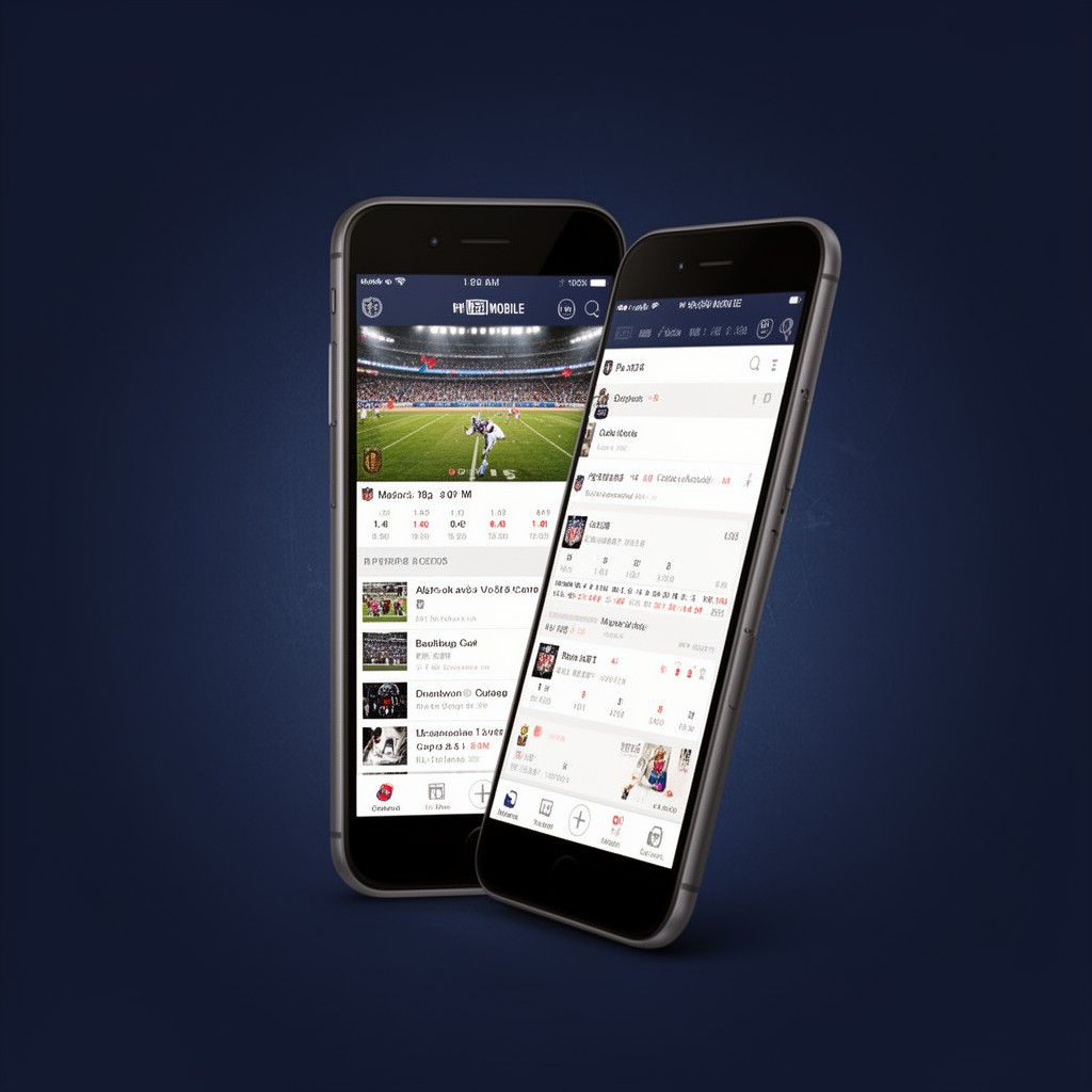 AI-generated illustration of NFL Mobile
