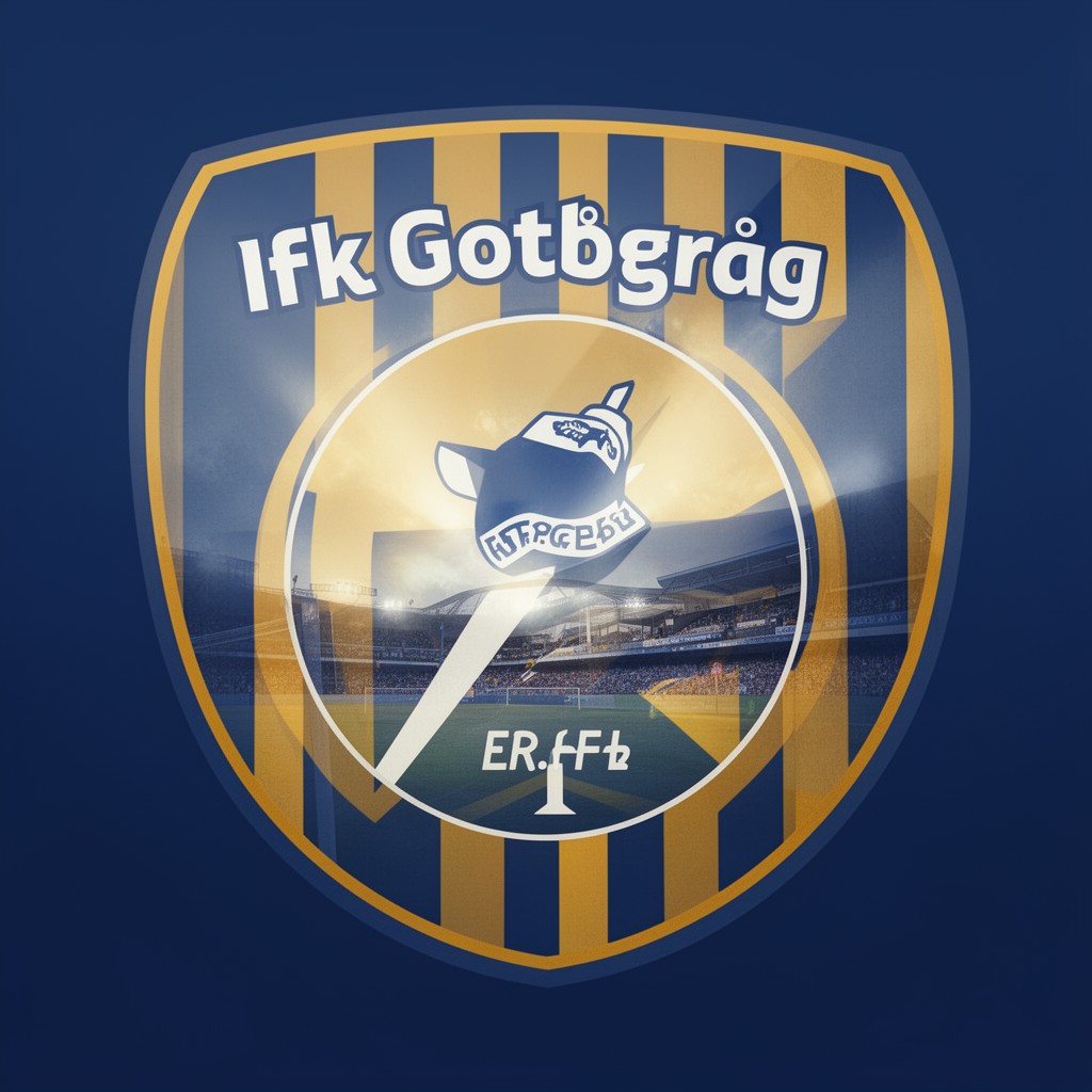 AI-generated illustration of IFK Göteborg