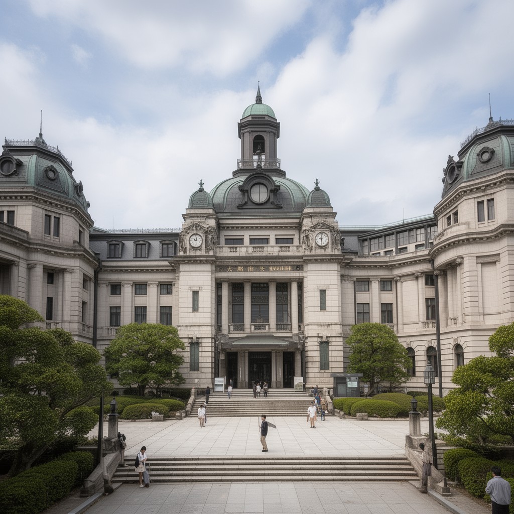AI-generated illustration of Osaka High Court