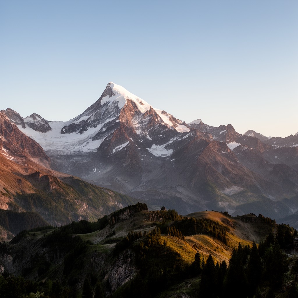 AI-generated illustration of Wildspitze