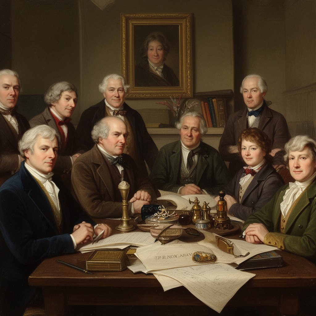 AI-generated illustration of Gurney family