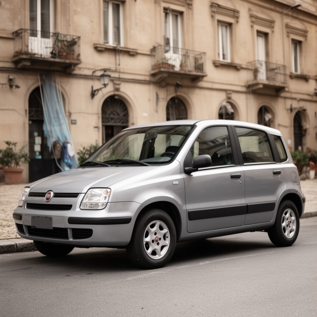 AI-generated illustration of Fiat Panda