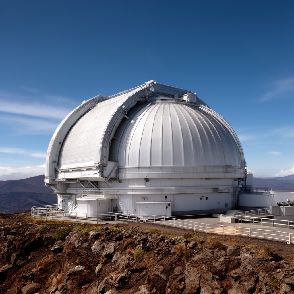 AI-generated illustration of Canada–France–Hawaii Telescope