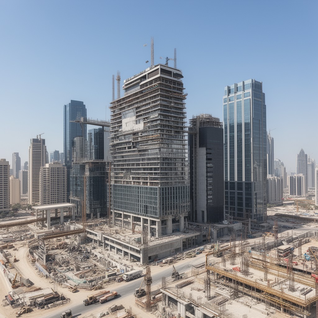 AI-generated illustration of Al Habtoor Engineering