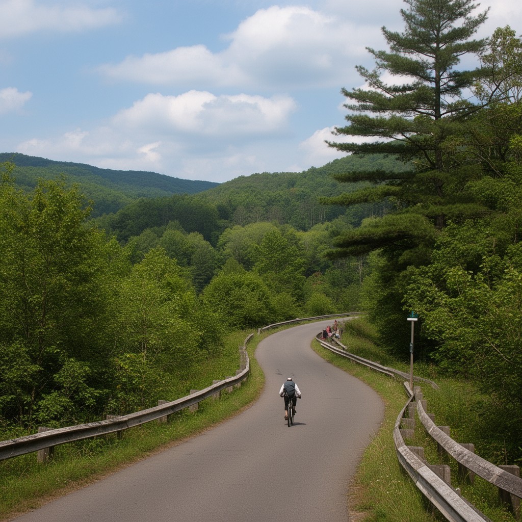 AI-generated illustration of Catskill Scenic Trail