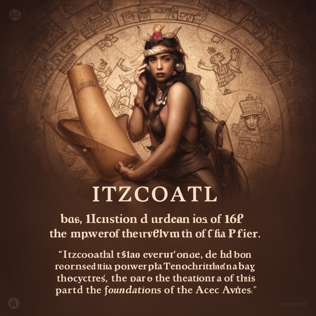 AI-generated illustration of Itzcoatl