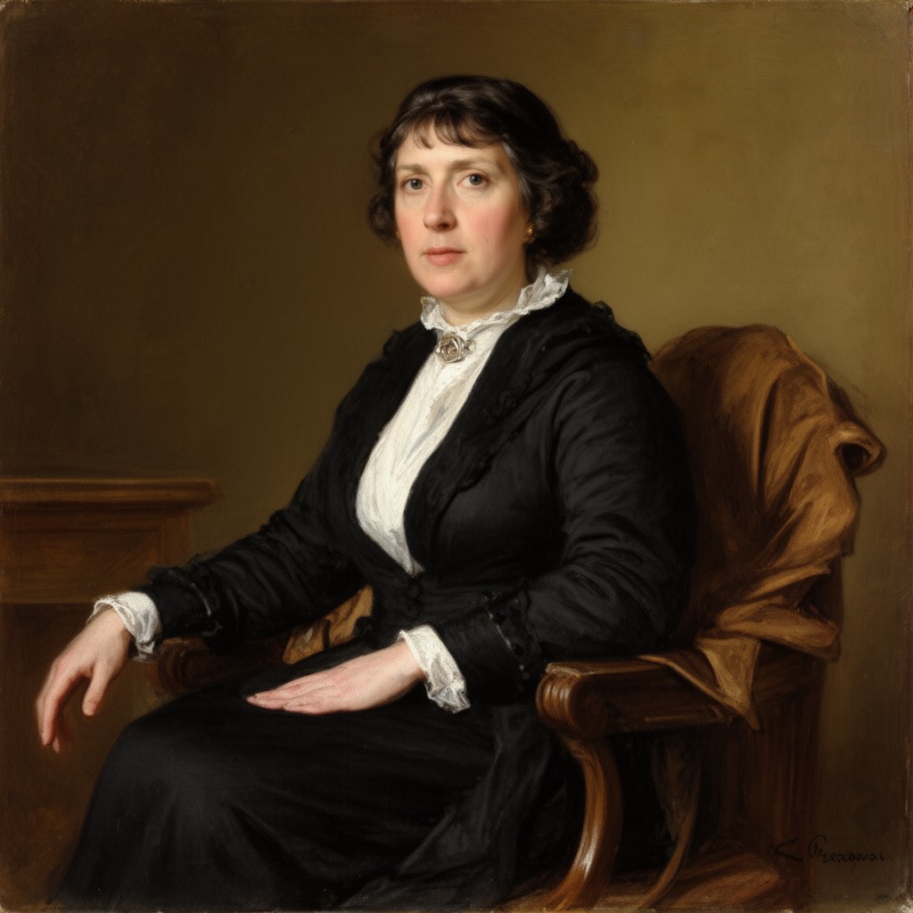 AI-generated illustration of Julia Gorham Hayden