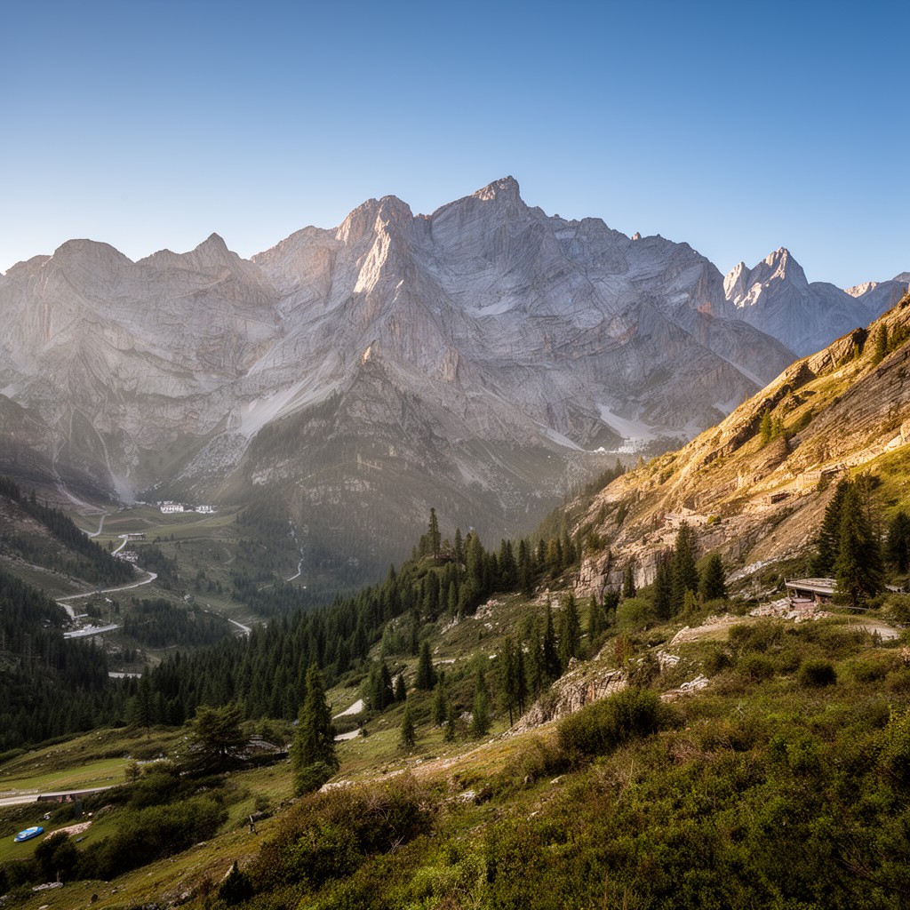 AI-generated illustration of Gran Sasso d’Italia