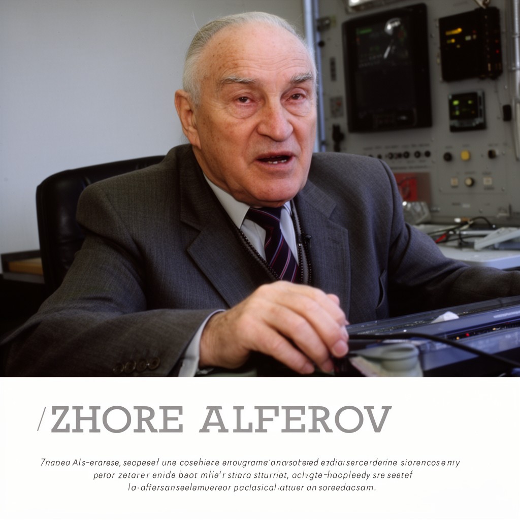AI-generated illustration of Zhores Alferov