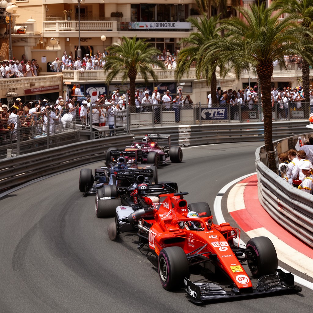 AI-generated illustration of Monaco Grand Prix
