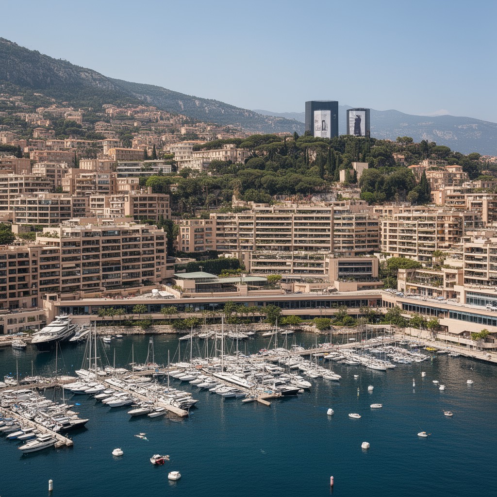 AI-generated illustration of Fontvieille