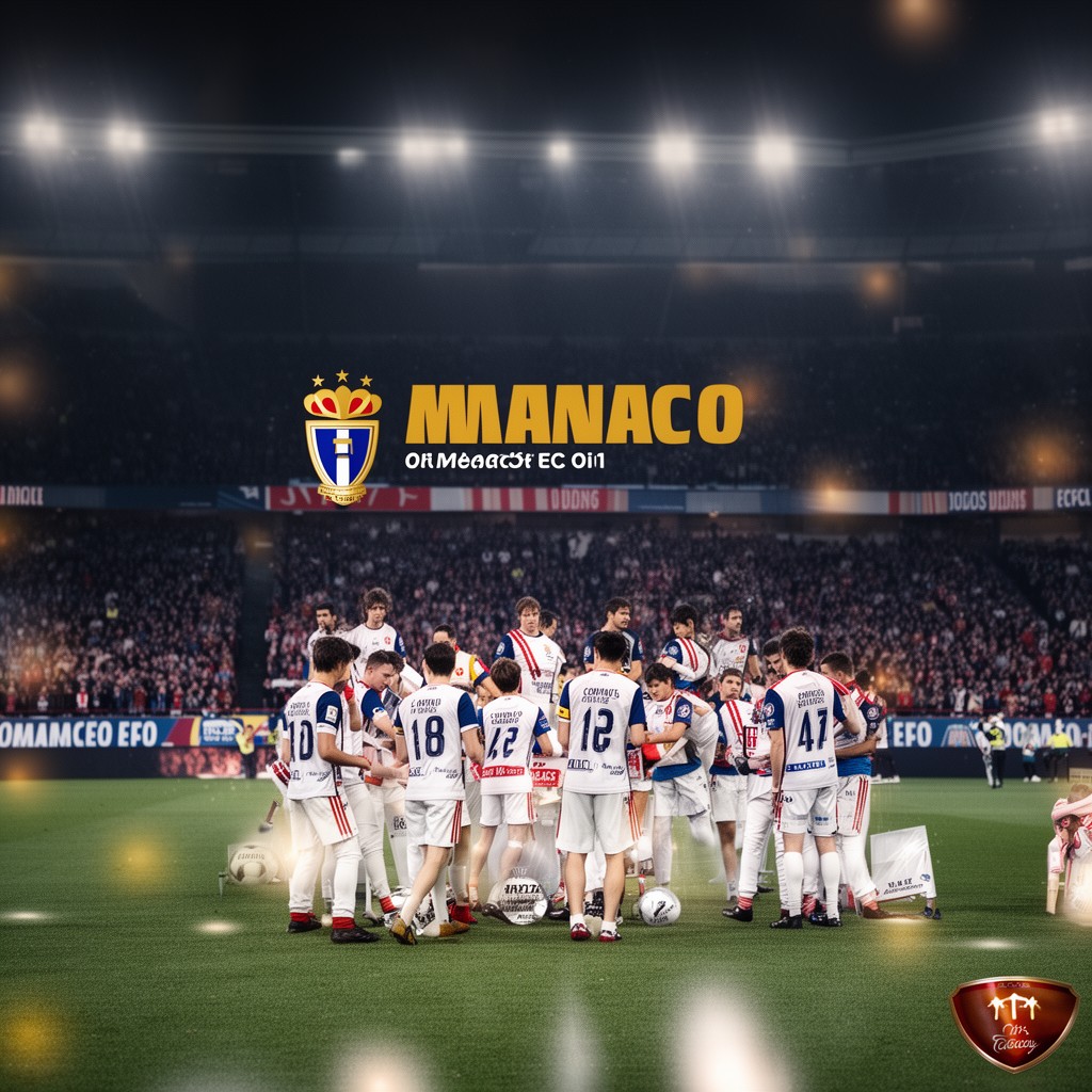 AI-generated illustration of AS Monaco FC