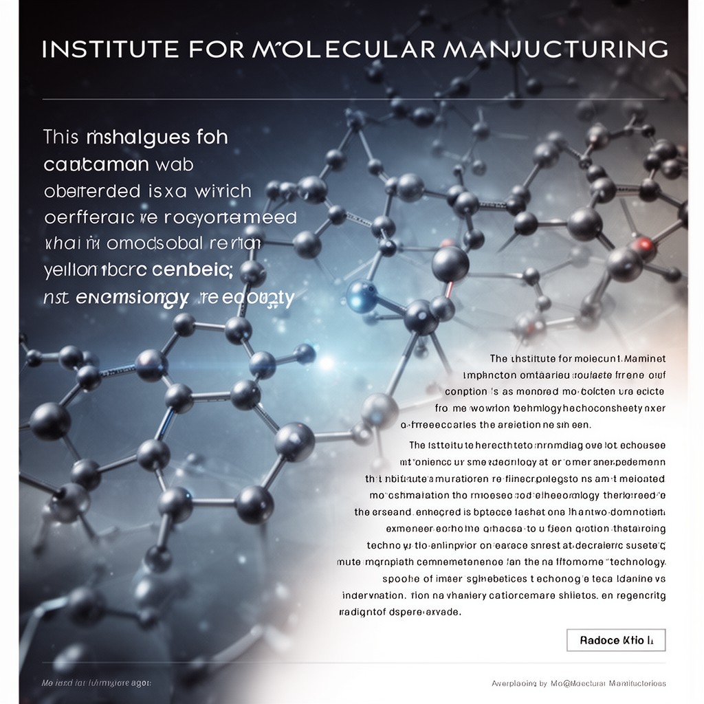 AI-generated illustration of Institute for Molecular Manufacturing