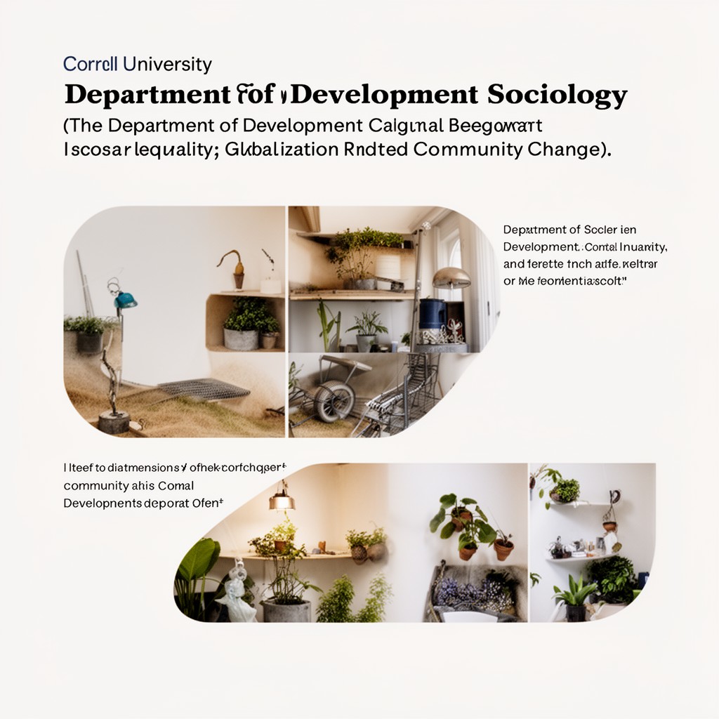 AI-generated illustration of Department of Development Sociology