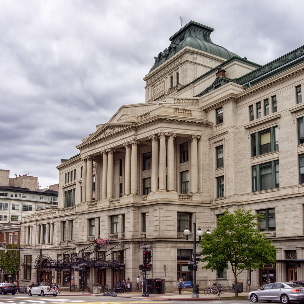 AI-generated illustration of Bangor City Hall