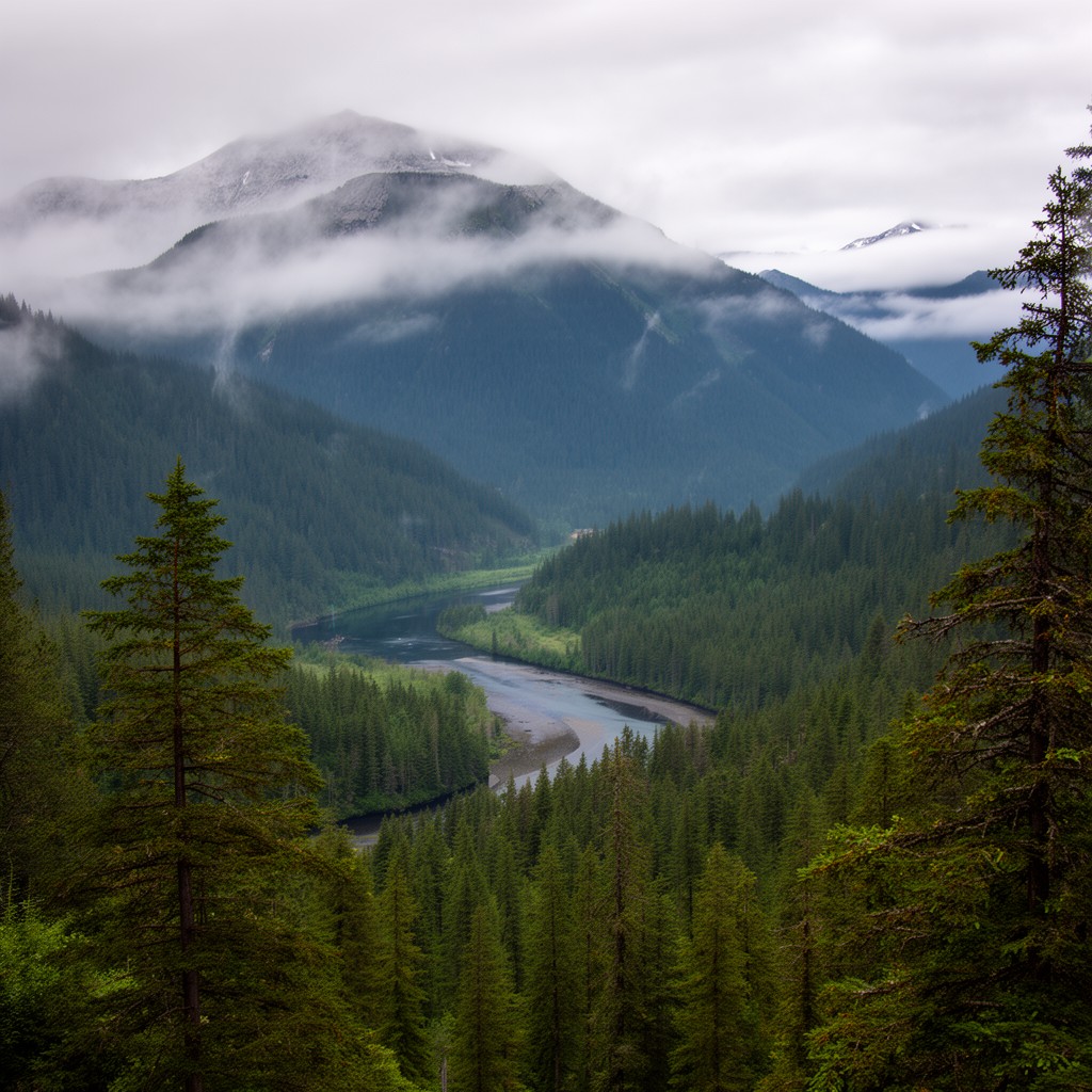 AI-generated illustration of Cascadia