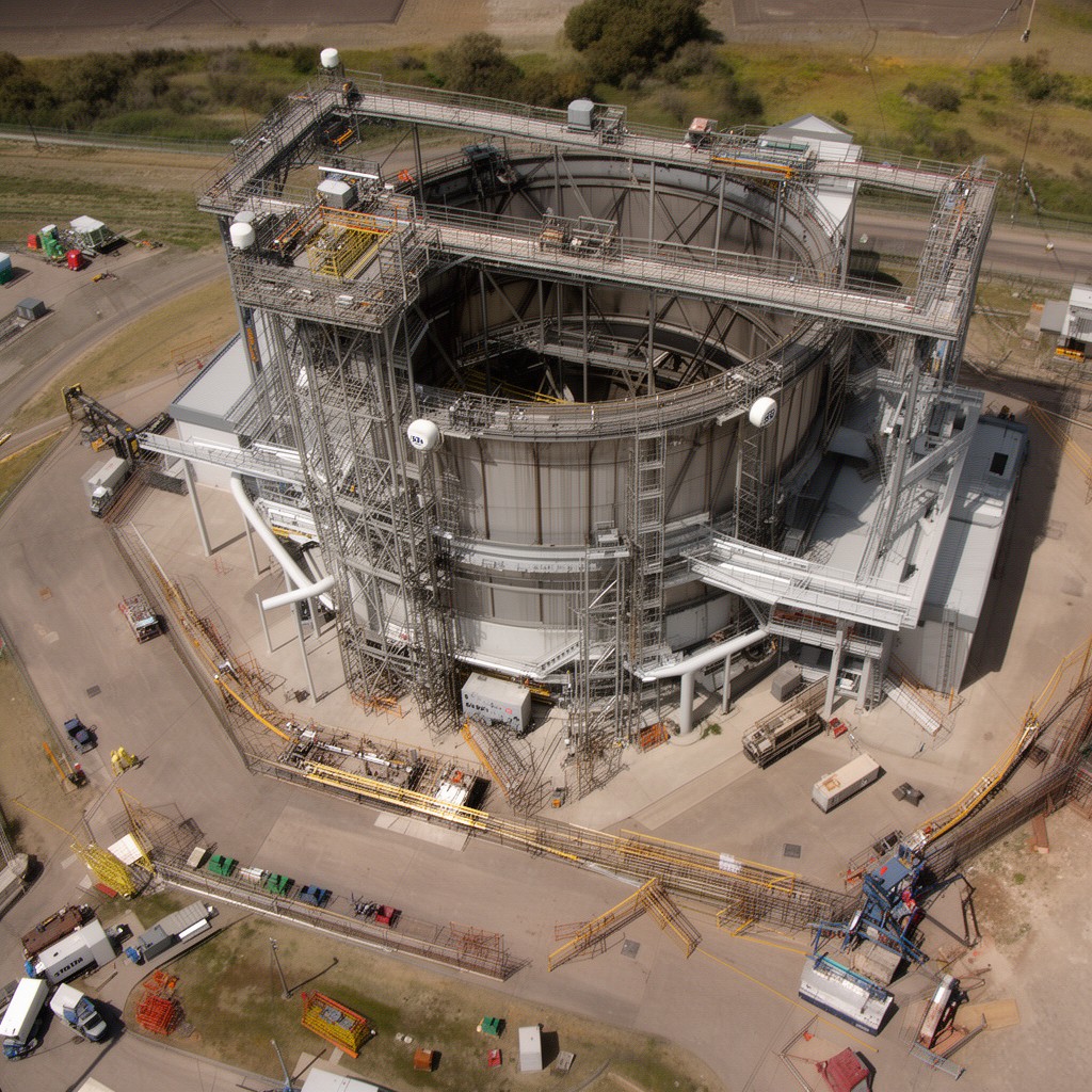 AI-generated illustration of Advanced Test Reactor