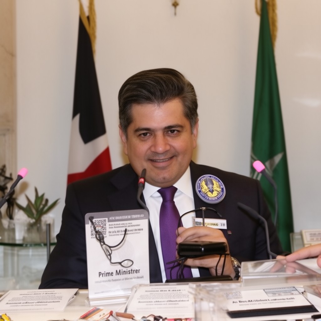 AI-generated illustration of Prime Minister of Bahrain