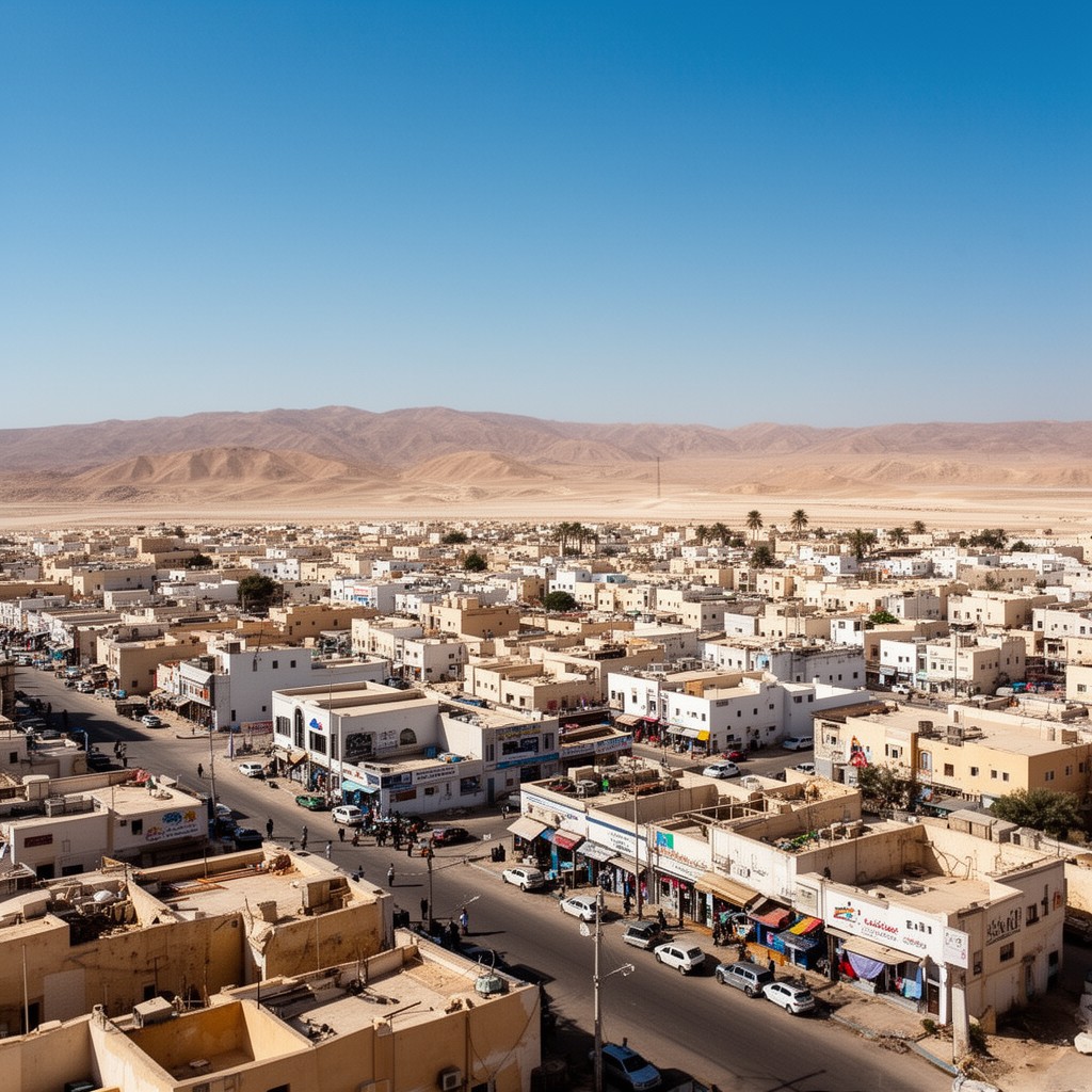 AI-generated illustration of Isa Town