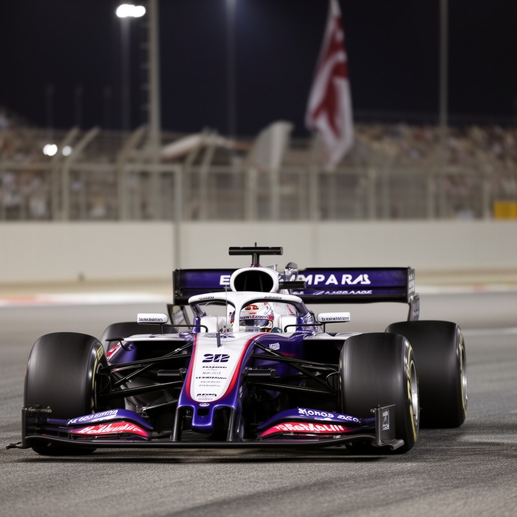 AI-generated illustration of Bahrain Grand Prix