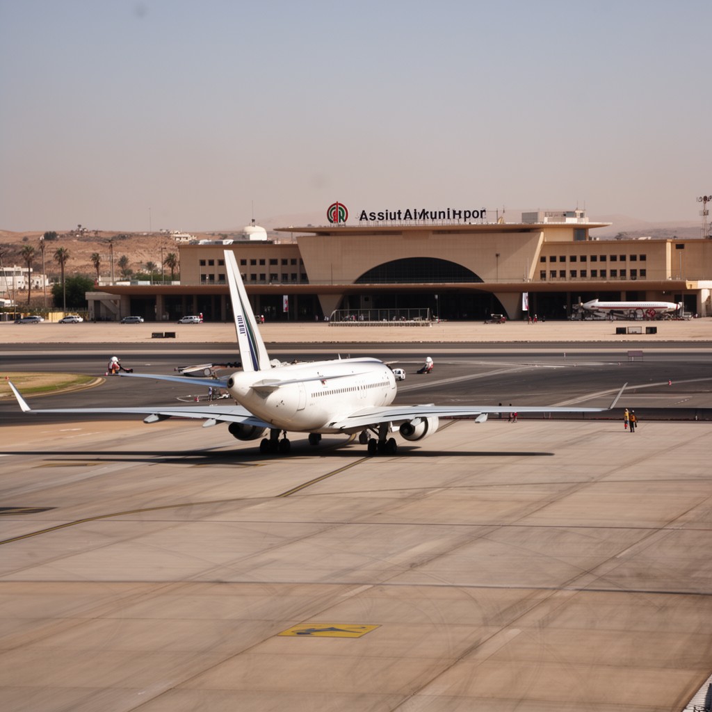 AI-generated illustration of Assiut Airport