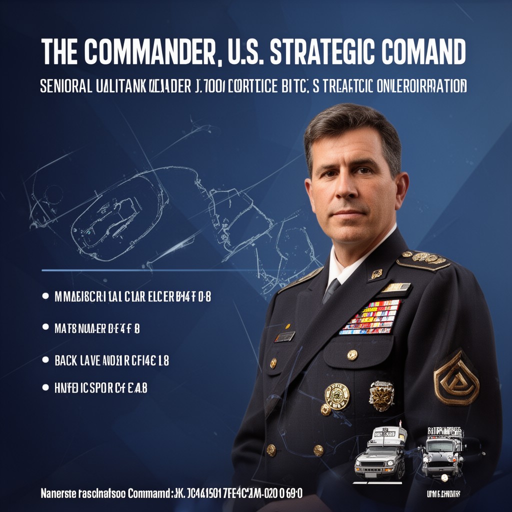AI-generated illustration of Commander, U.S. Strategic Command