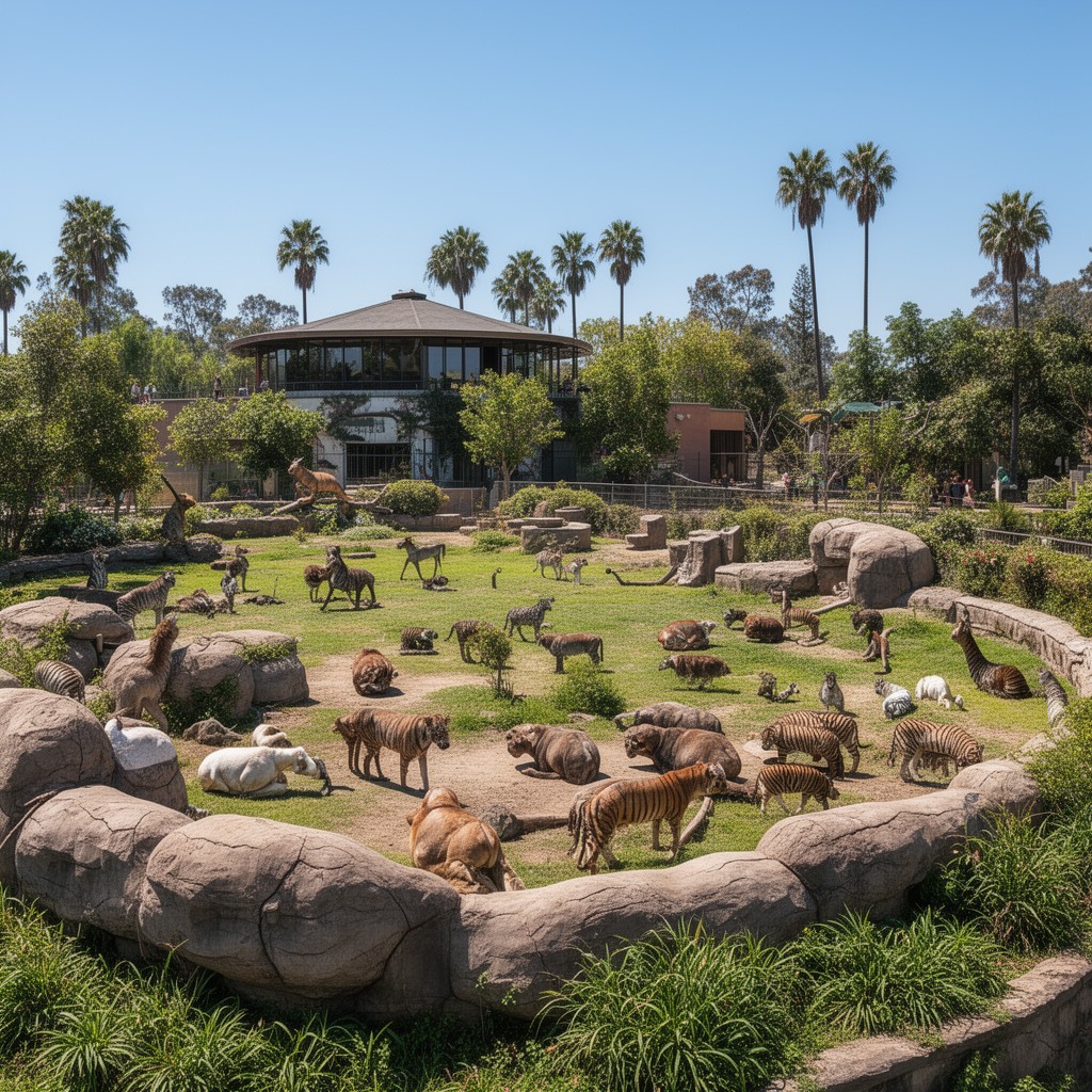 AI-generated illustration of Los Angeles Zoo