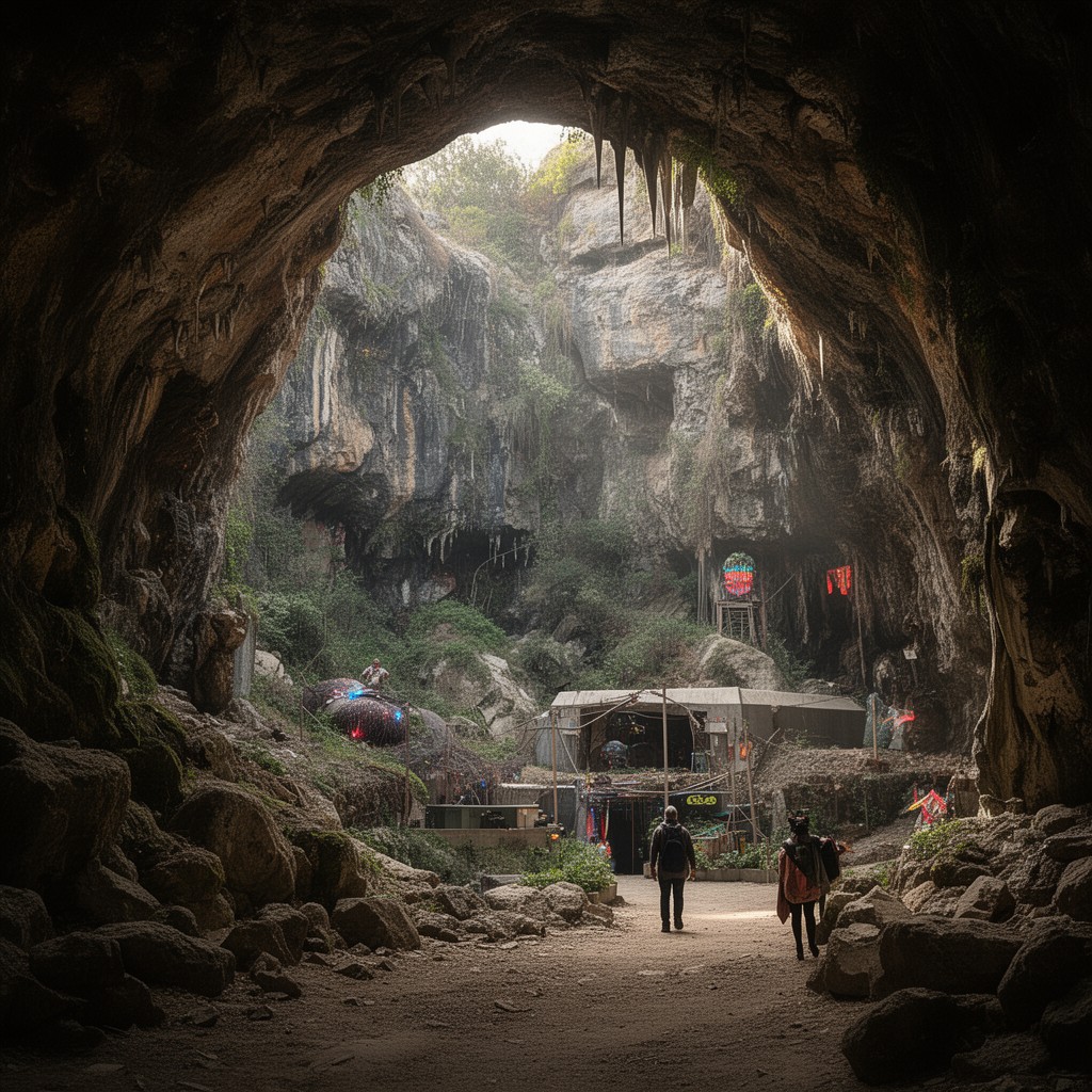 AI-generated illustration of Bronson Canyon