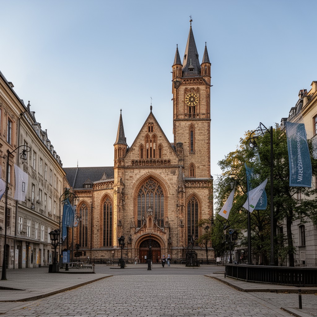 AI-generated illustration of Wrocław University of Economics and Business