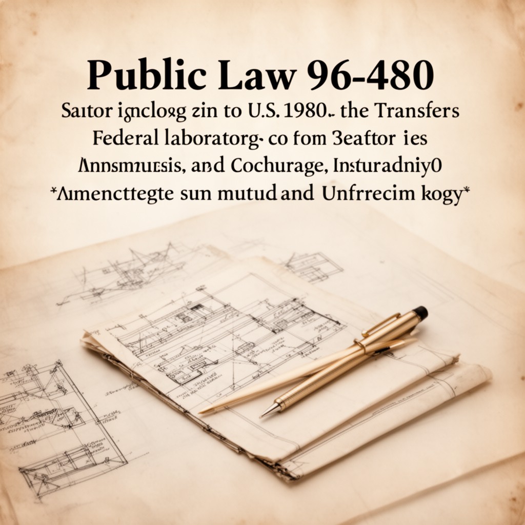 AI-generated illustration of Public Law 96-480