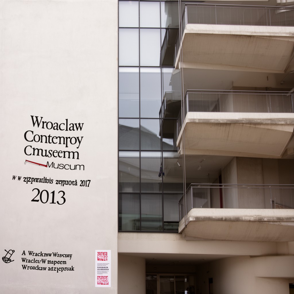 AI-generated illustration of Wrocław Contemporary Museum
