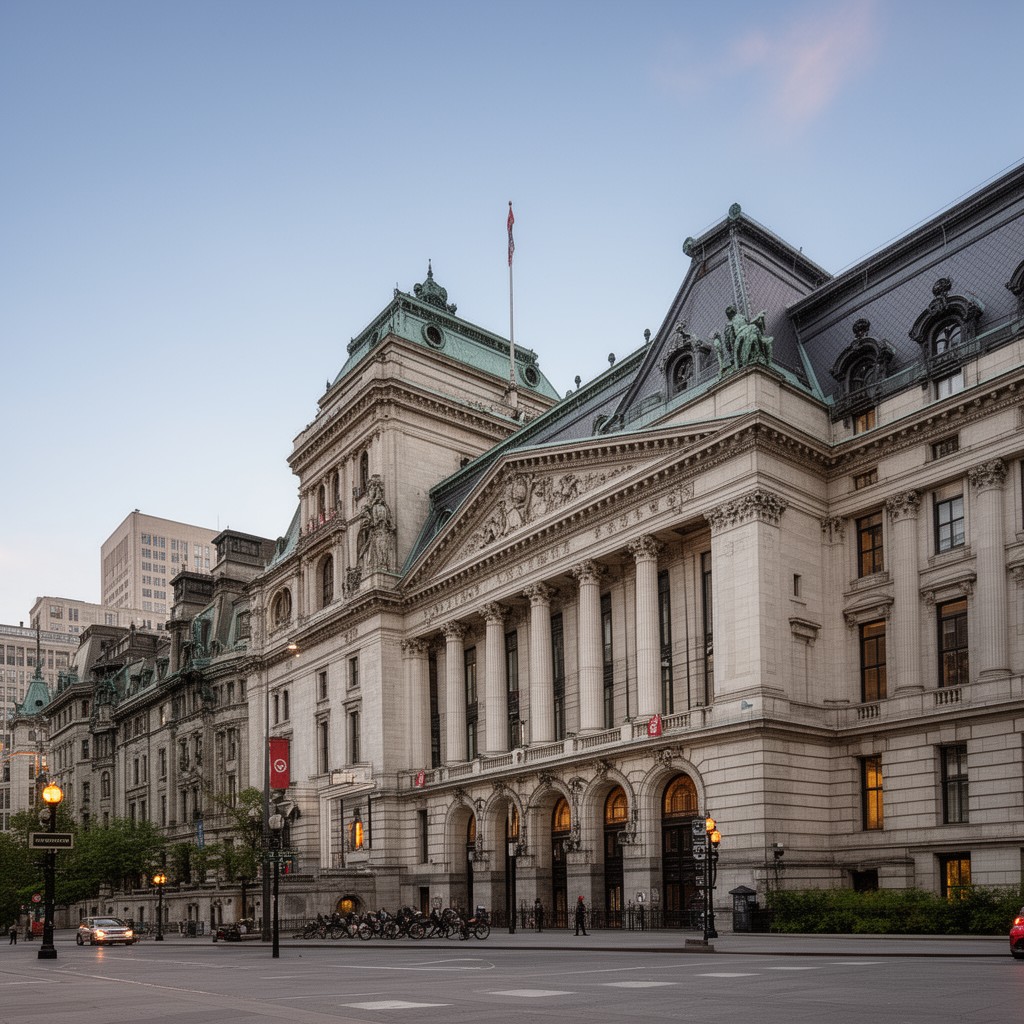 AI-generated illustration of Senate of Canada Building