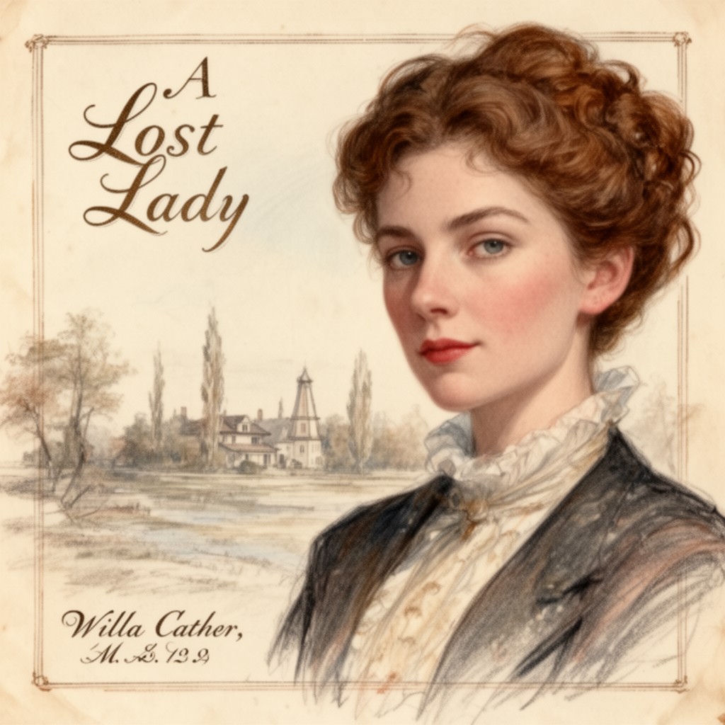 AI-generated illustration of A Lost Lady