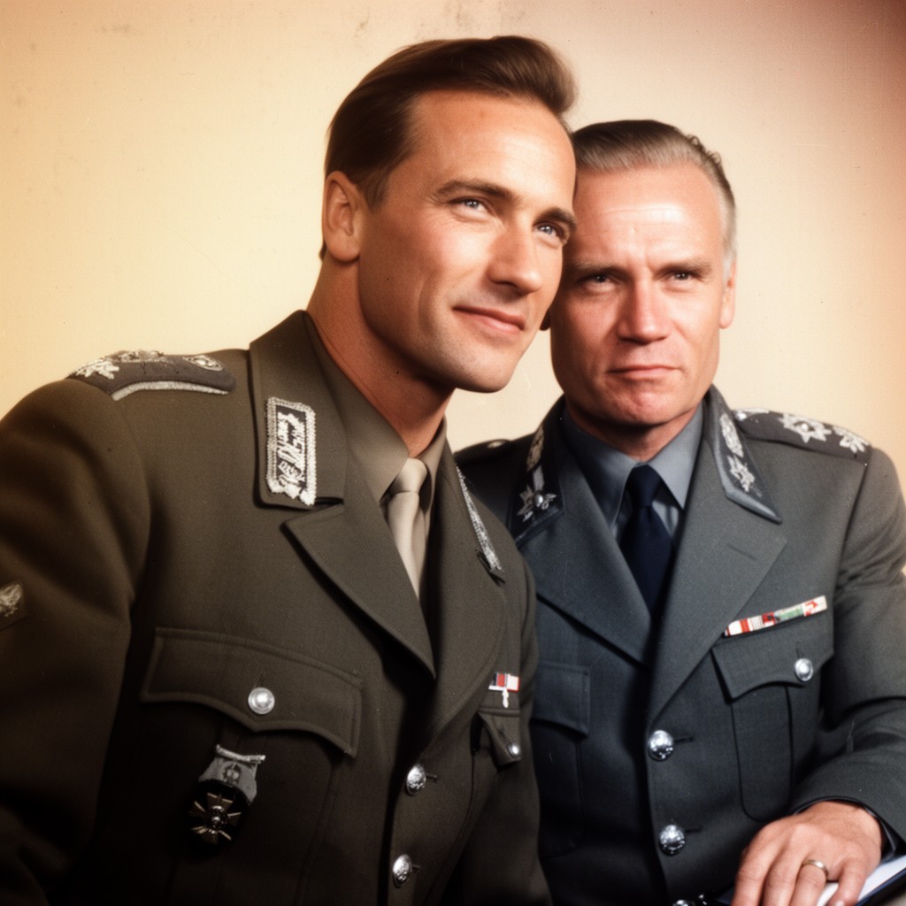 AI-generated illustration of Gustav Schwarzenegger