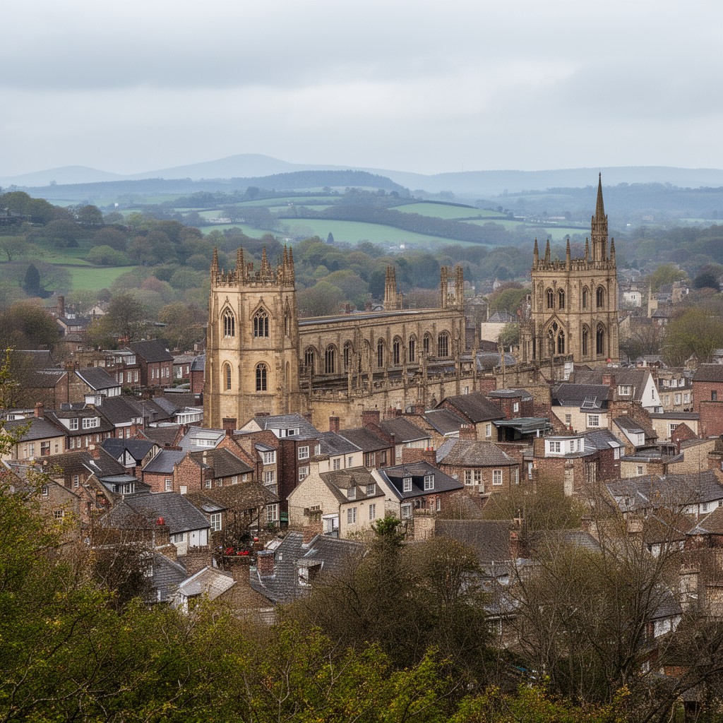 AI-generated illustration of Macclesfield