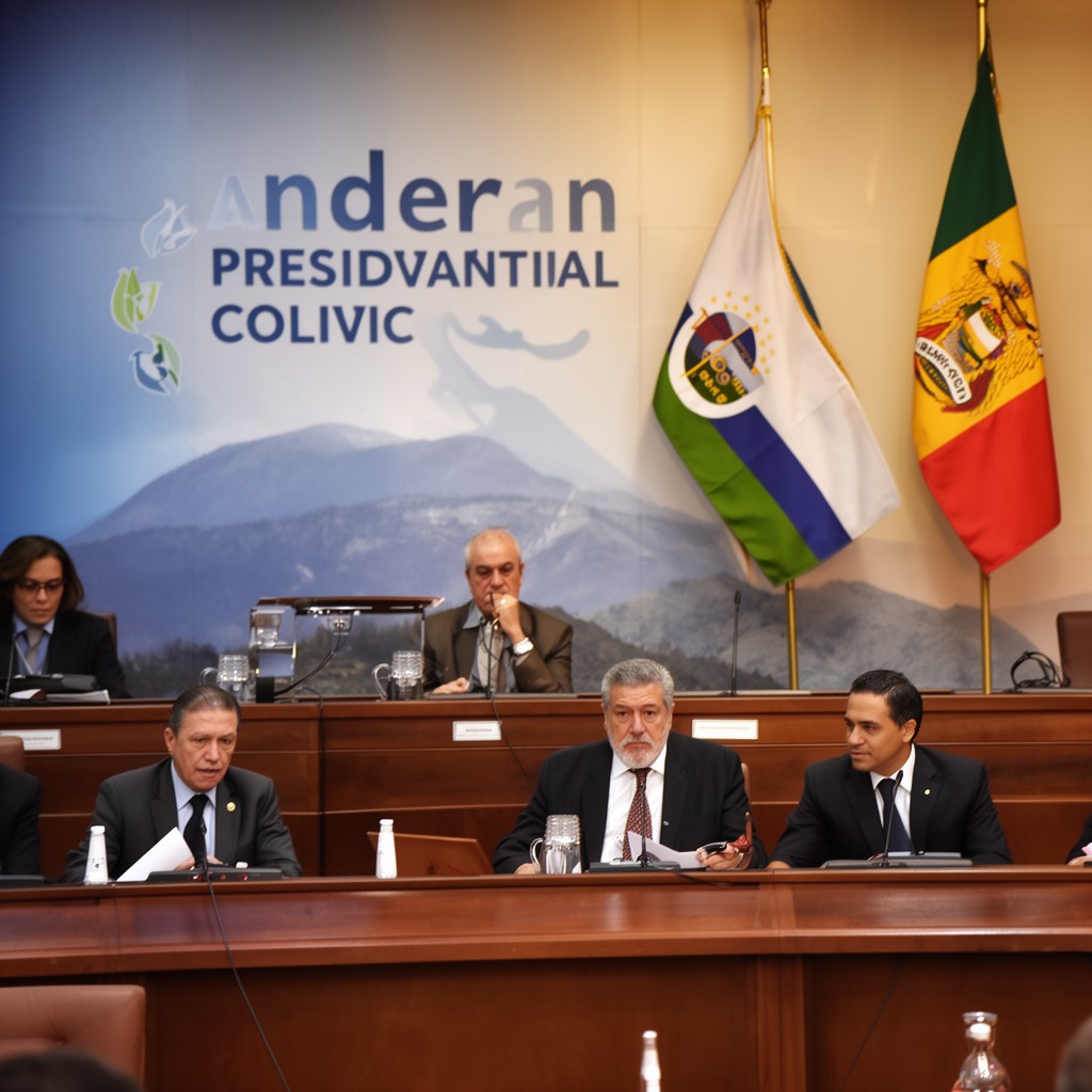 AI-generated illustration of Andean Presidential Council