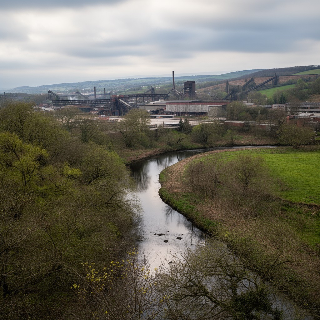 AI-generated illustration of South Calder Water